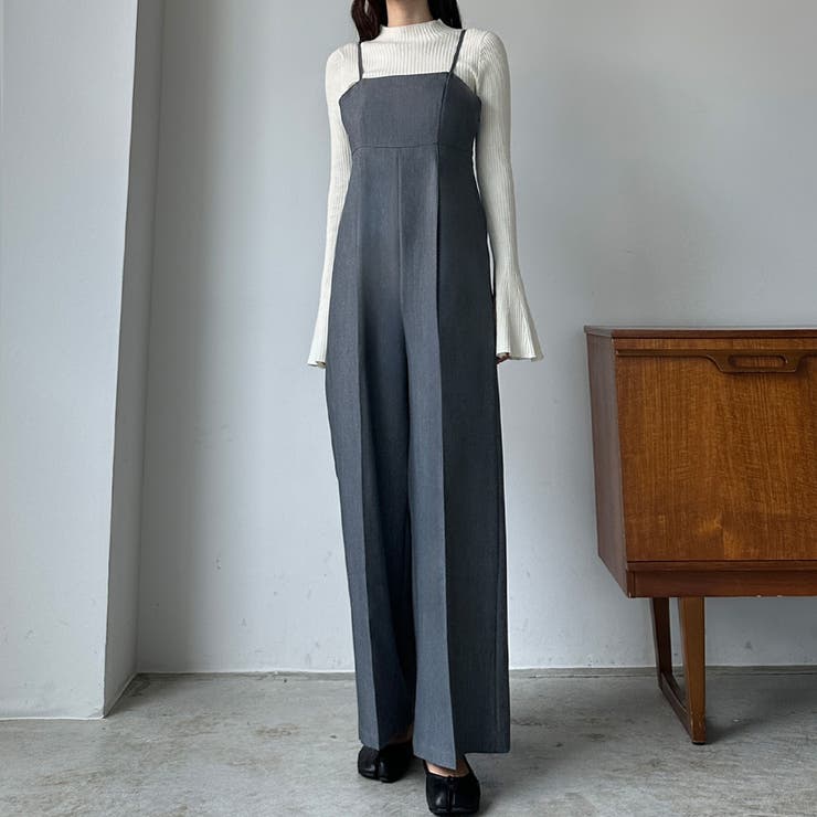 Louere ハイウエストサロペットパンツ[品番：AMTW0009511]｜Louere 