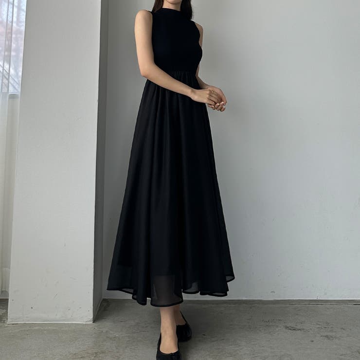 Louere ボトルネックニットドッキングワンピース【ペチスカートセット】 | Louere | 詳細画像4 