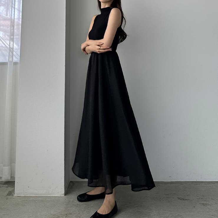 Louere ボトルネックニットドッキングワンピース【ペチスカートセット】 | Louere | 詳細画像6 