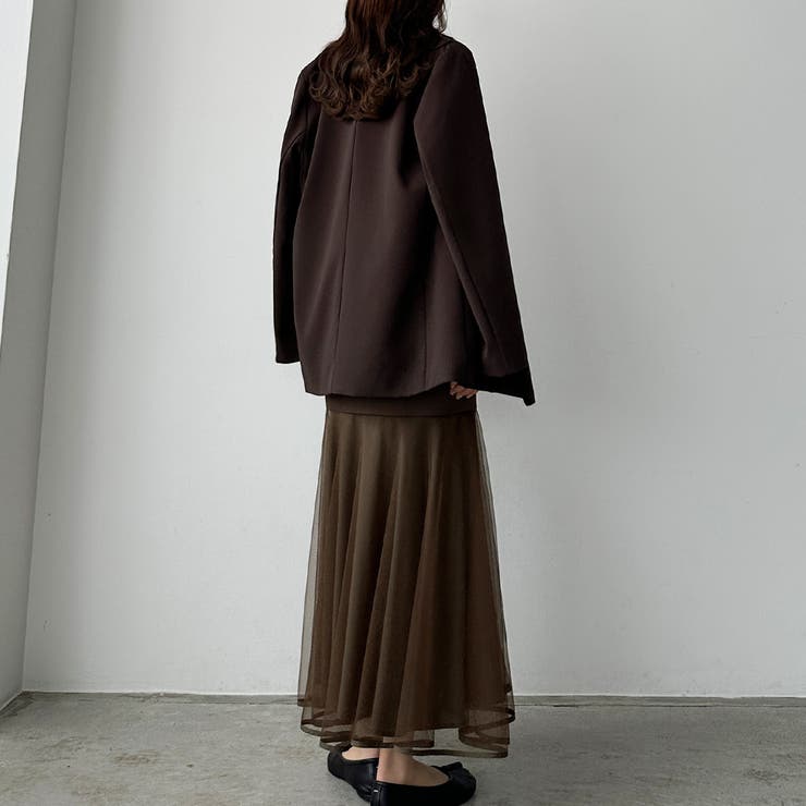 Louere 裾シアーチュールマーメイドキャミワンピース | Louere | 詳細画像21 