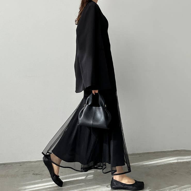 Louere 裾シアーチュールマーメイドキャミワンピース | Louere | 詳細画像7 