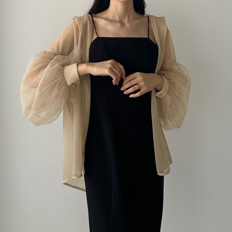 Louere チュールボリュームスリーブシアーシャツ | Louere | 詳細画像23 