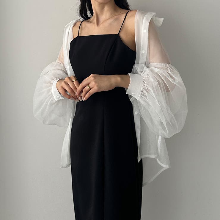 Louere チュールボリュームスリーブシアーシャツ | Louere | 詳細画像27 