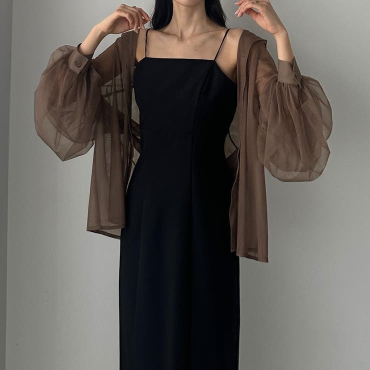 Louere チュールボリュームスリーブシアーシャツ | Louere | 詳細画像33 