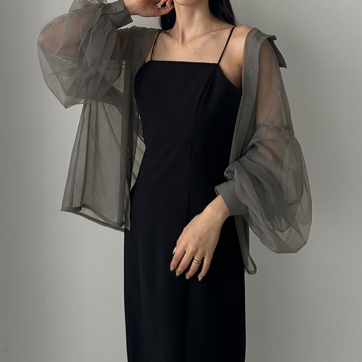 Louere チュールボリュームスリーブシアーシャツ | Louere | 詳細画像35 