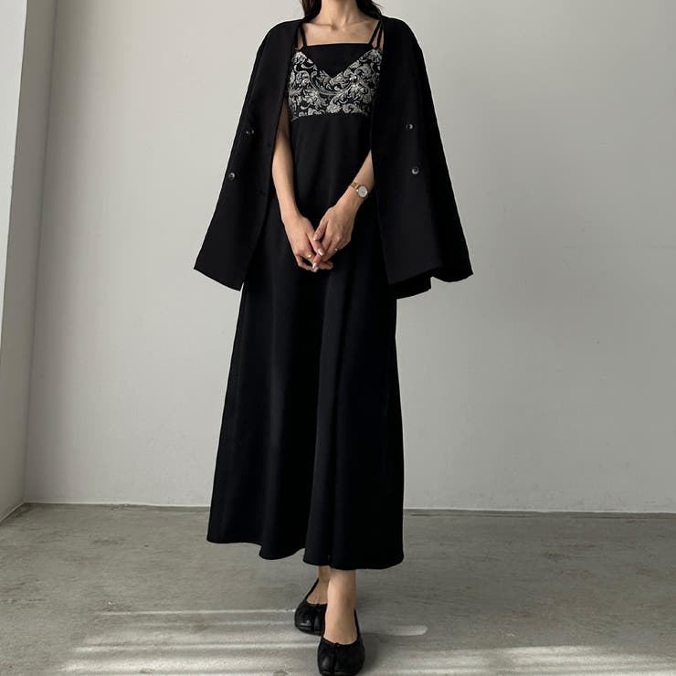 Louere ジャガードキャミワンピース[品番：AMTW0010417]｜Louere