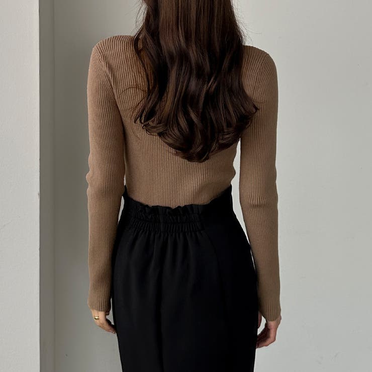 Louere ボートネック長袖リブニット | Louere | 詳細画像21 