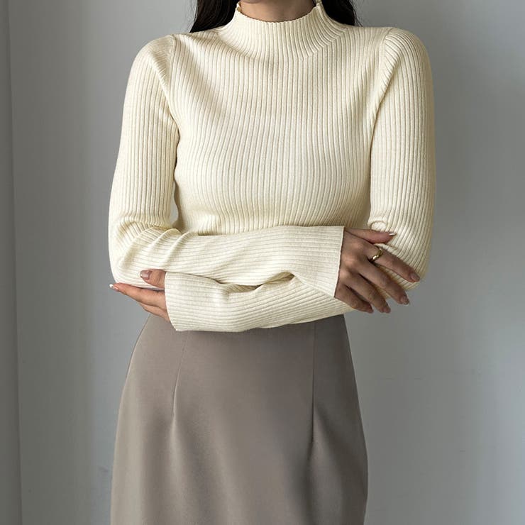 Louere ハイネックリブニット | Louere | 詳細画像3 