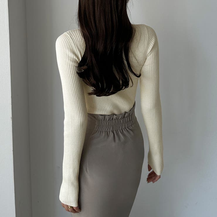 Louere ハイネックリブニット | Louere | 詳細画像5 