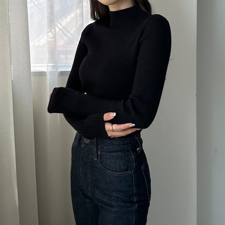 Louere ハイネックリブニット | Louere | 詳細画像7 