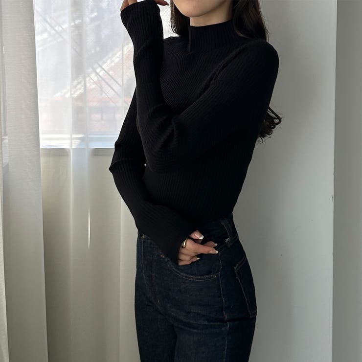 Louere ハイネックリブニット | Louere | 詳細画像8 