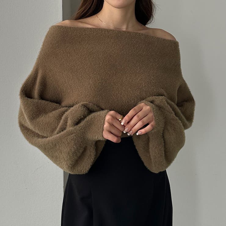 Louere オフショルシャギーニット | Louere | 詳細画像13 