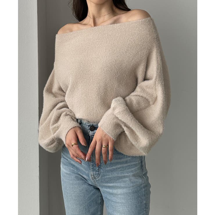 Louere オフショルシャギーニット | Louere | 詳細画像20 