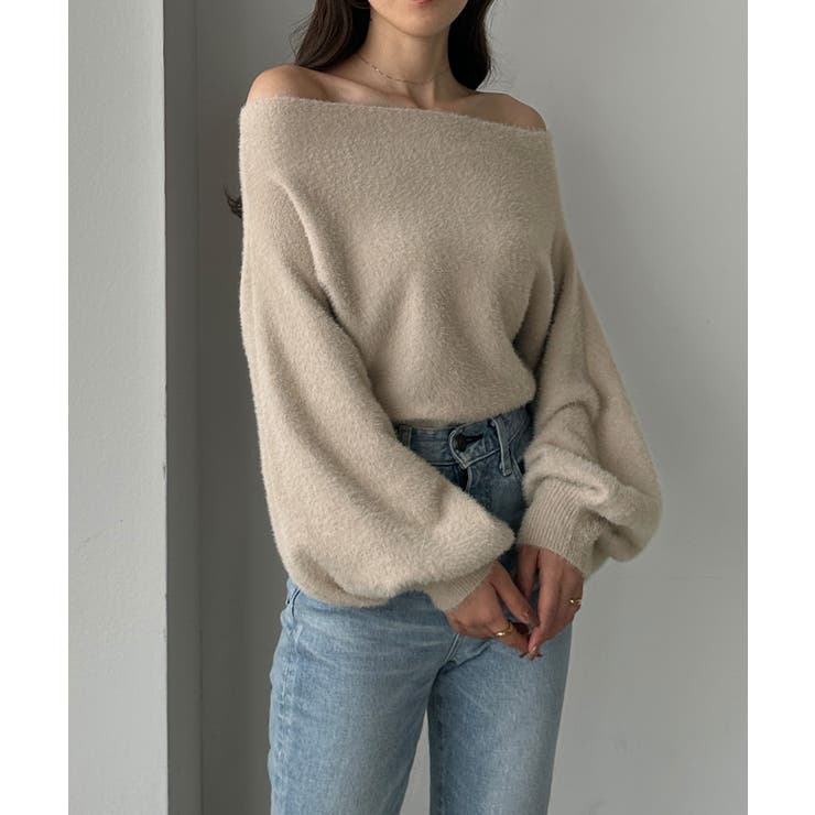 Louere オフショルシャギーニット | Louere | 詳細画像22 