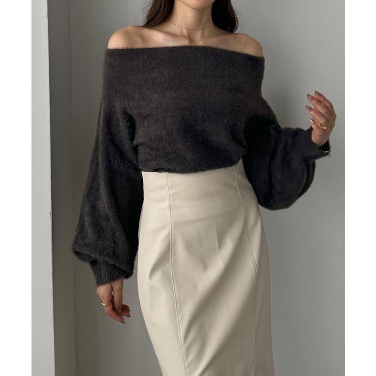 Louere オフショルシャギーニット | Louere | 詳細画像24 