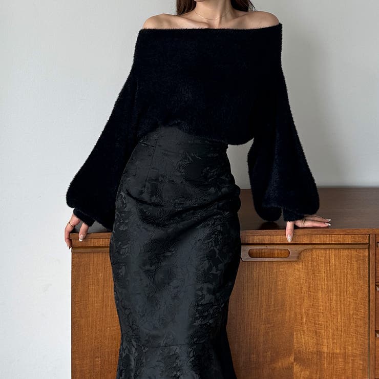 Louere オフショルシャギーニット | Louere | 詳細画像9 