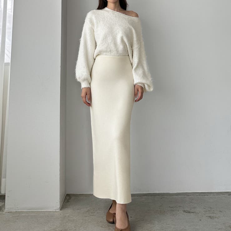 Louere タイトニットペンシルスカート | Louere | 詳細画像6