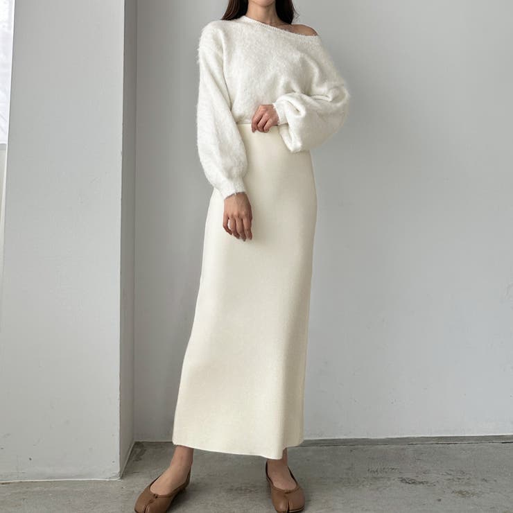 Louere タイトニットペンシルスカート | Louere | 詳細画像8