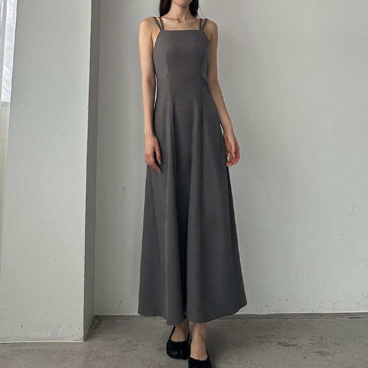 Louere ショートニットトップス＋フレアキャミワンピース | Louere | 詳細画像23 