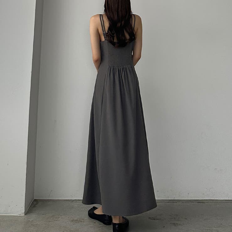 Louere ショートニットトップス＋フレアキャミワンピース | Louere | 詳細画像25 