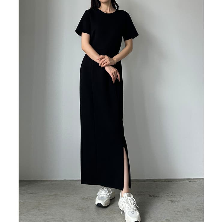 Louere ストレッチカットマーメイドワンピース[品番