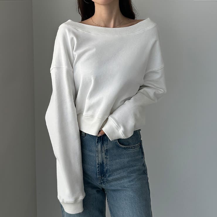 Louere 2wayオフショルダースウェット | Louere | 詳細画像16 