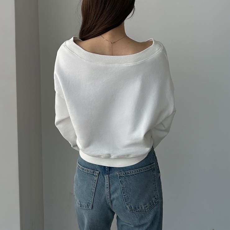 Louere 2wayオフショルダースウェット | Louere | 詳細画像17 