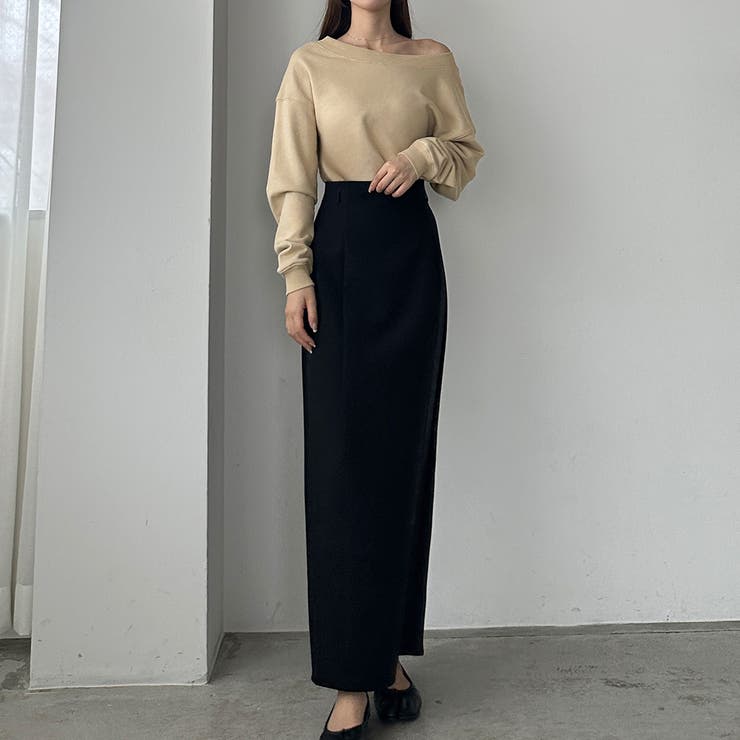 Louere 2wayオフショルダースウェット[品番：AMTW0011085