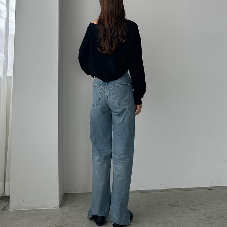 Louere 2wayオフショルダースウェット | Louere | 詳細画像9 
