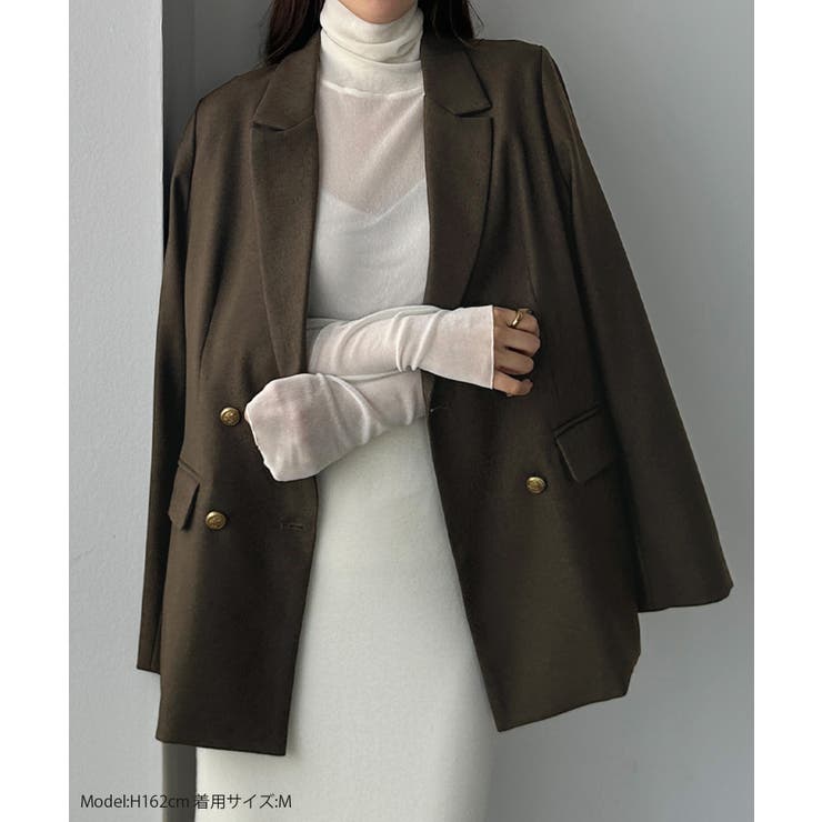 Louere ゴールドボタンテーラードジャケット | Louere | 詳細画像2 