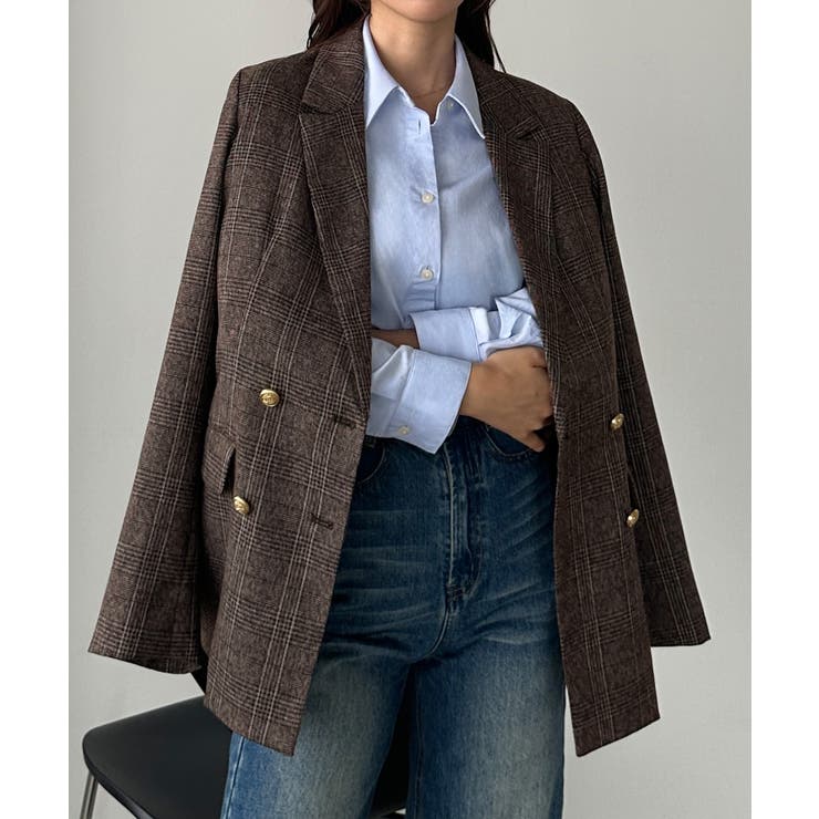 Louere ゴールドボタンテーラードジャケット | Louere | 詳細画像35 