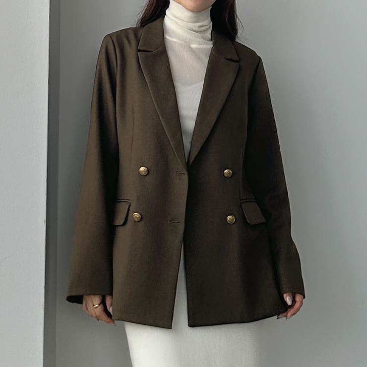 Louere ゴールドボタンテーラードジャケット | Louere | 詳細画像5 