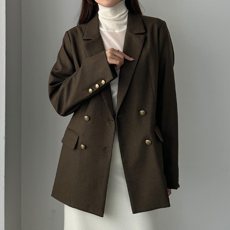 Louere ゴールドボタンテーラードジャケット | Louere | 詳細画像6 