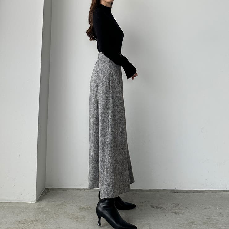 Louere ツイードハイウエストラッフルフレアスカート | Louere | 詳細画像12 