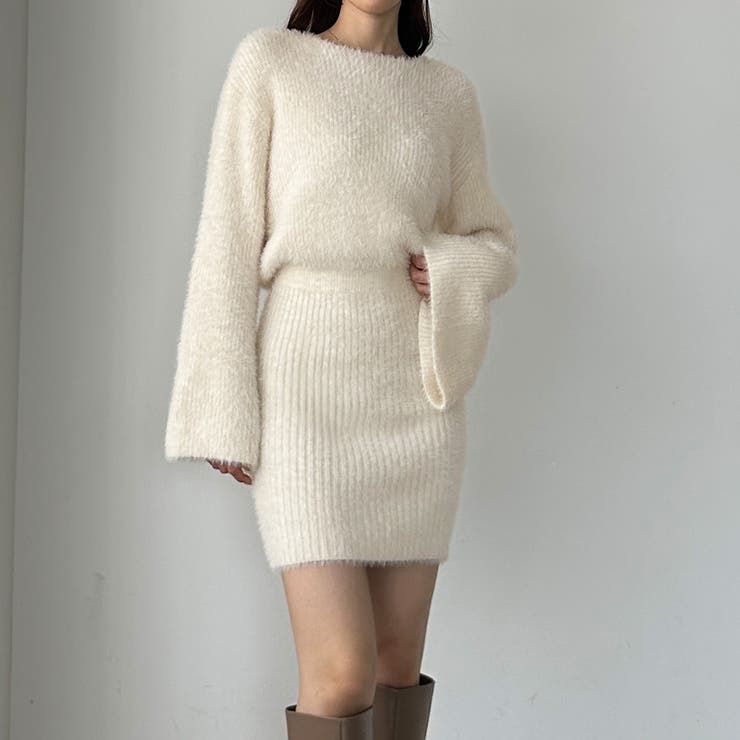andmarry シエナニットミニドレスワンピース andmary シエナニットミニドレス ワンピース