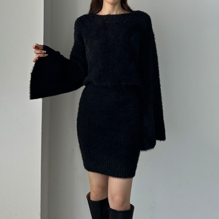 Louere ミニニットワンピース[品番：AMTW0011119]｜Louere