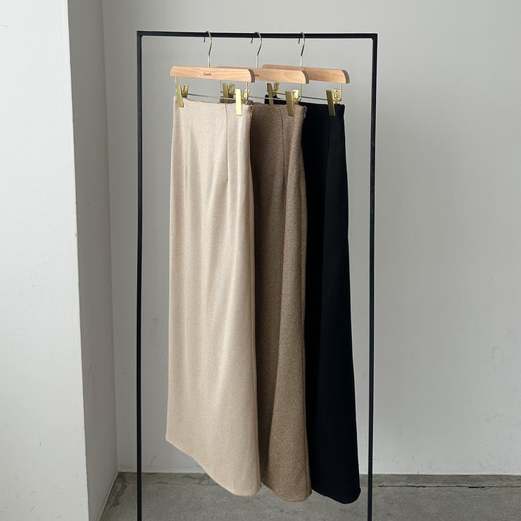Louere ハイウエストヘリンボーンバックスリットペンシルスカート | Louere | 詳細画像22 