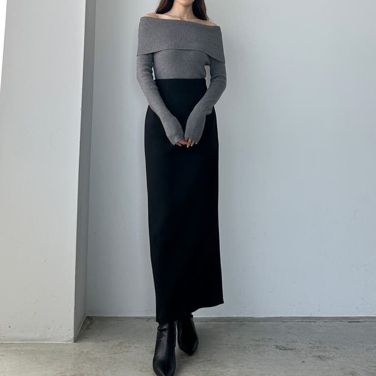 Louere ハイウエストヘリンボーンバックスリットペンシルスカート | Louere | 詳細画像7 