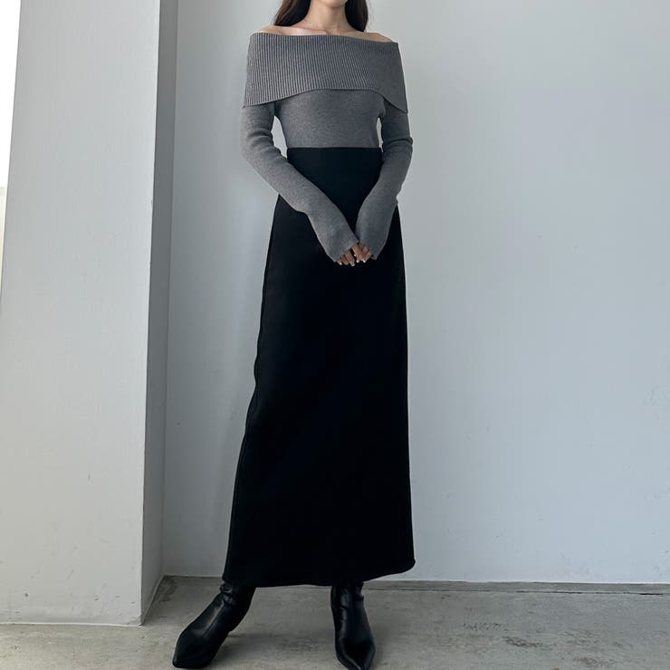 Louere ハイウエストヘリンボーンバックスリットペンシルスカート | Louere | 詳細画像8 
