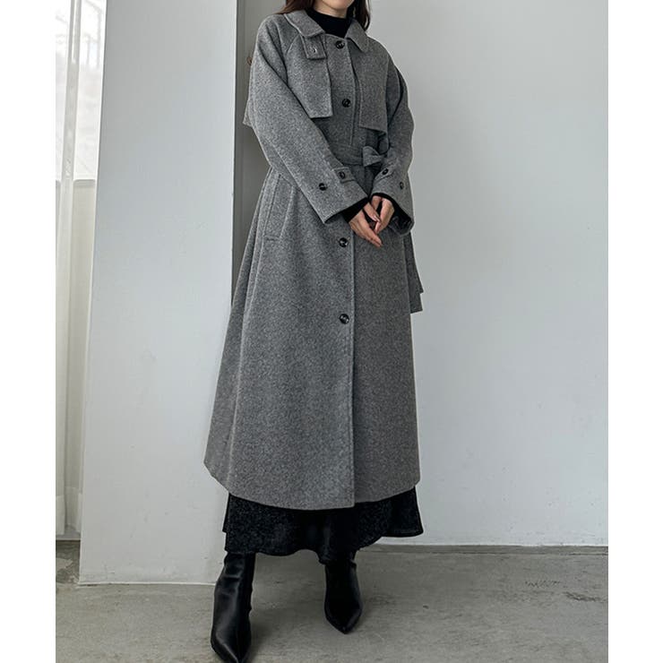 Louere 2wayステンカラーロングコート | Louere | 詳細画像14 