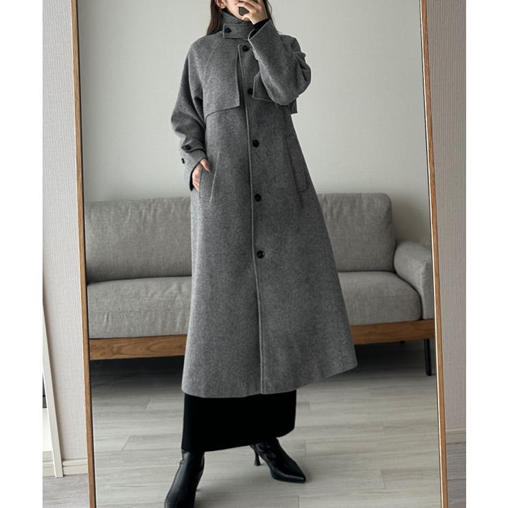 Louere 2wayステンカラーロングコート | Louere | 詳細画像16 