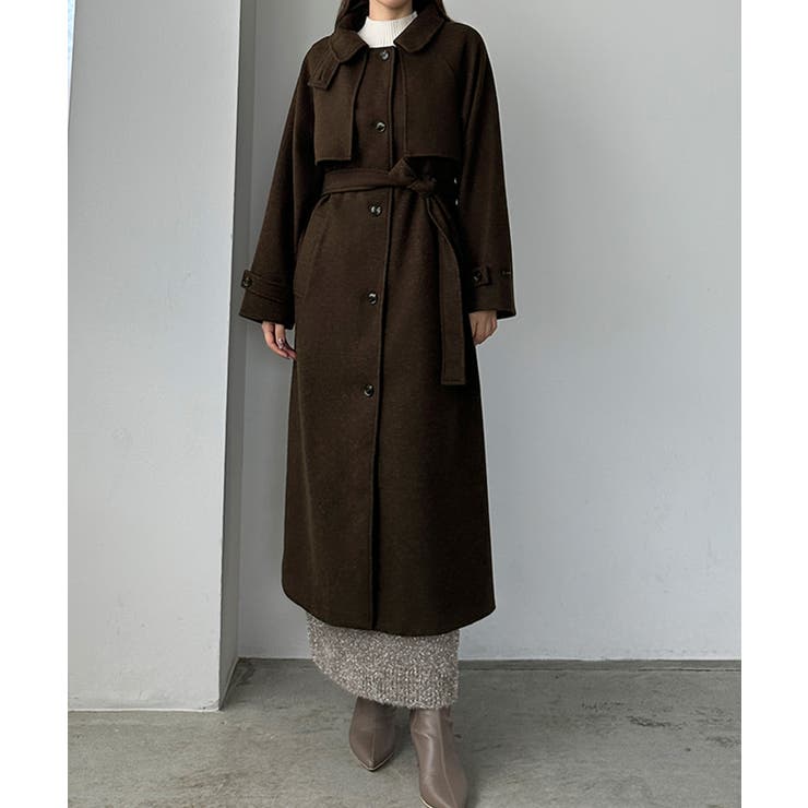 Louere 2wayステンカラーロングコート | Louere | 詳細画像21 