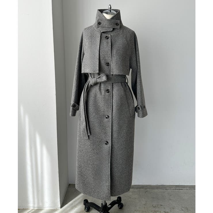 Louere 2wayステンカラーロングコート | Louere | 詳細画像25 