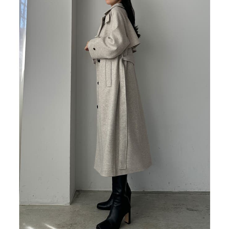 Louere 2wayステンカラーロングコート | Louere | 詳細画像36 