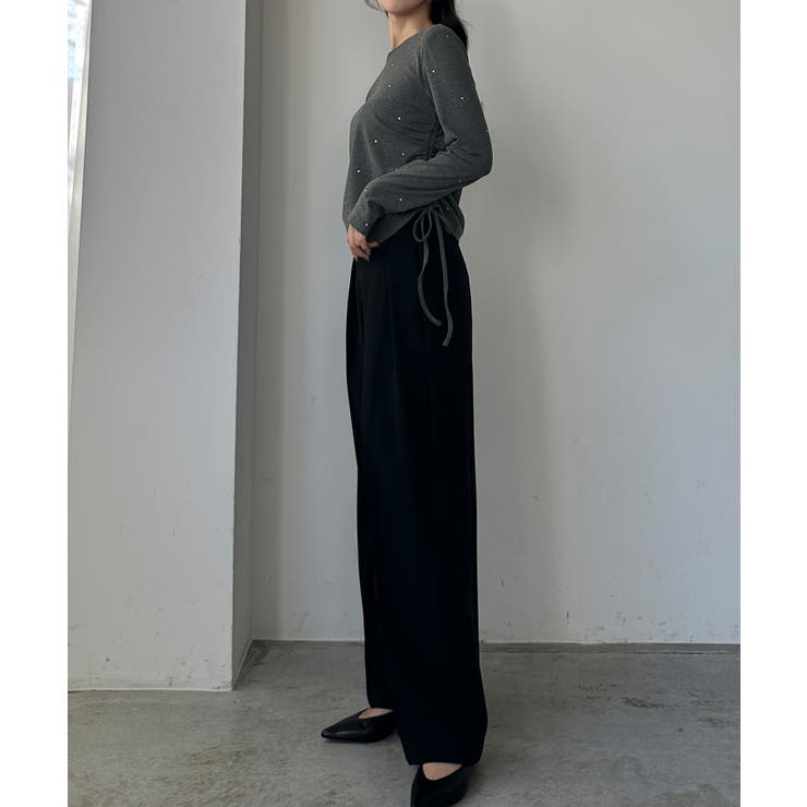 Louere ラインストーンドロストTシャツ | Louere | 詳細画像17 