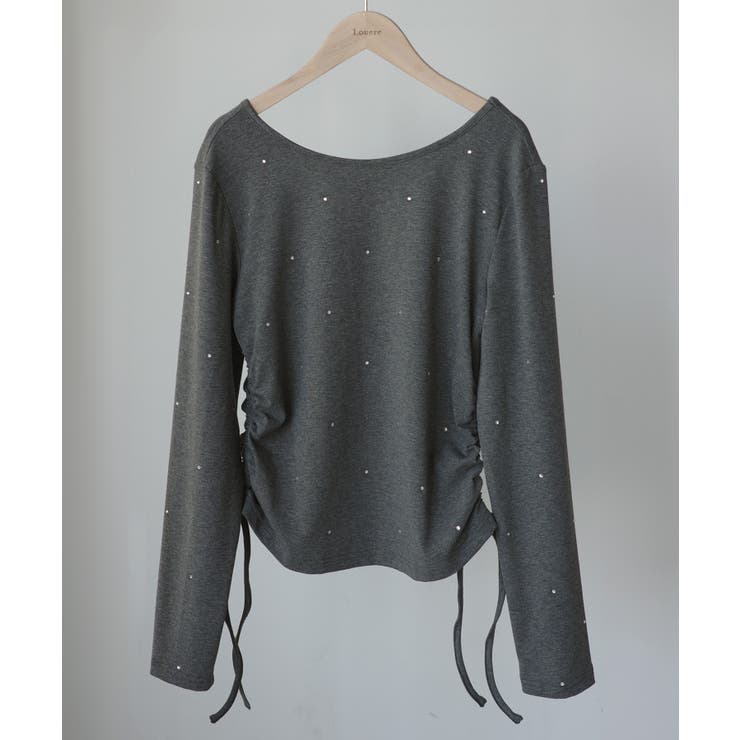 Louere ラインストーンドロストTシャツ | Louere | 詳細画像20 