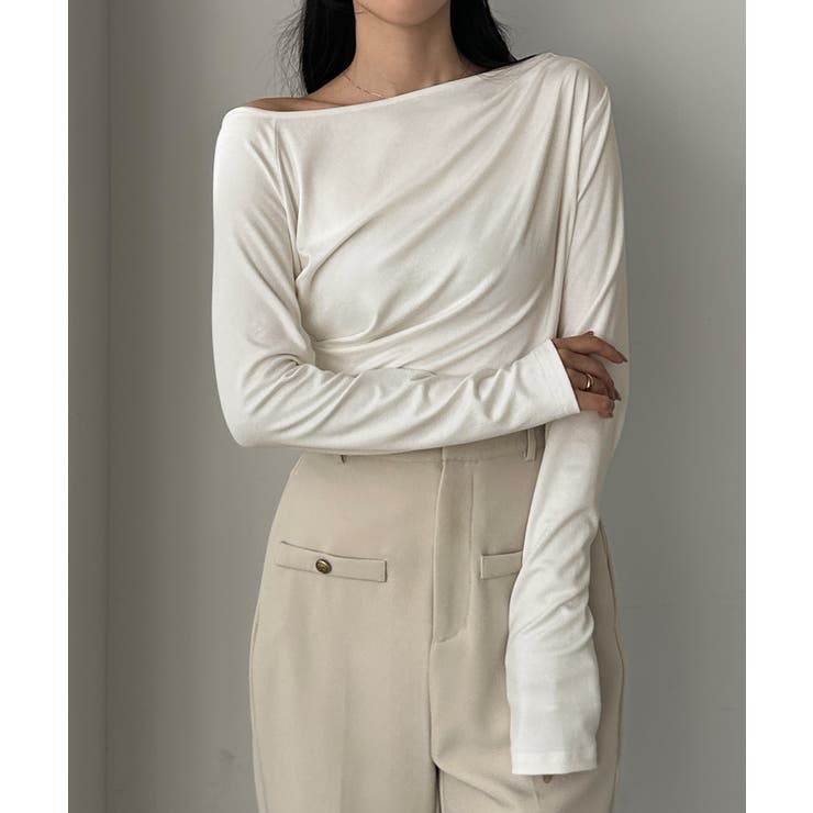 Louere ワンショルドレープカットソー | Louere | 詳細画像10 