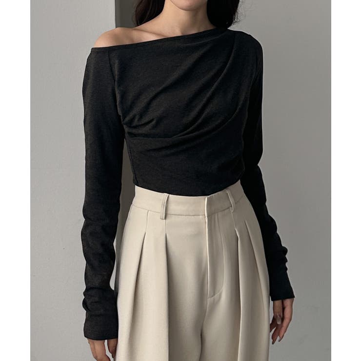 Louere ワンショルドレープカットソー | Louere | 詳細画像14 