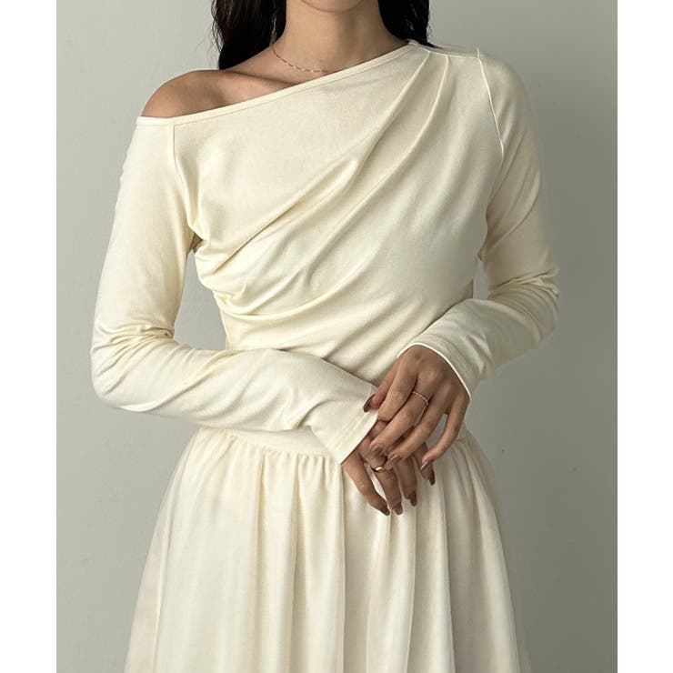 Louere ワンショルドレープカットソー | Louere | 詳細画像24 