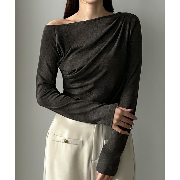 Louere ワンショルドレープカットソー | Louere | 詳細画像30 